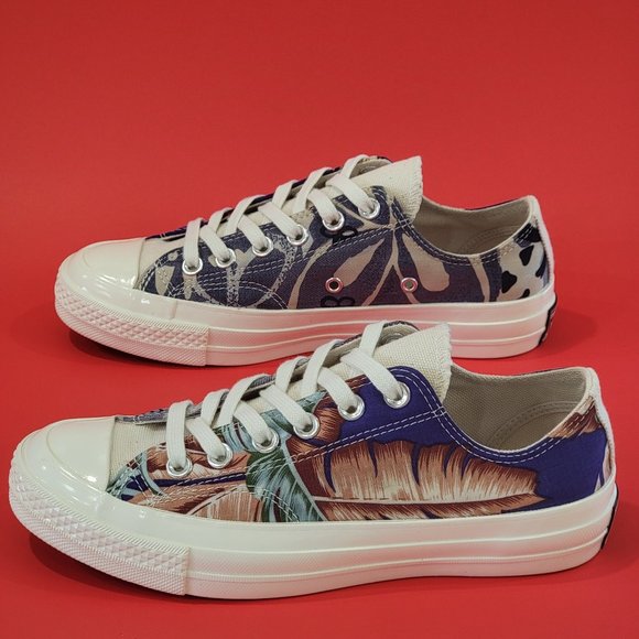 Converse Chuck 70 Low 'Tropical Shirt' Sneaker NWT - Picture 3 of 5